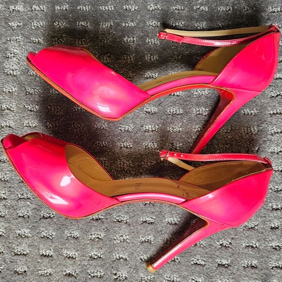 Christian Louboutin Claudia D'Orsay Pumps Patent Leather - Picture 10 of 13